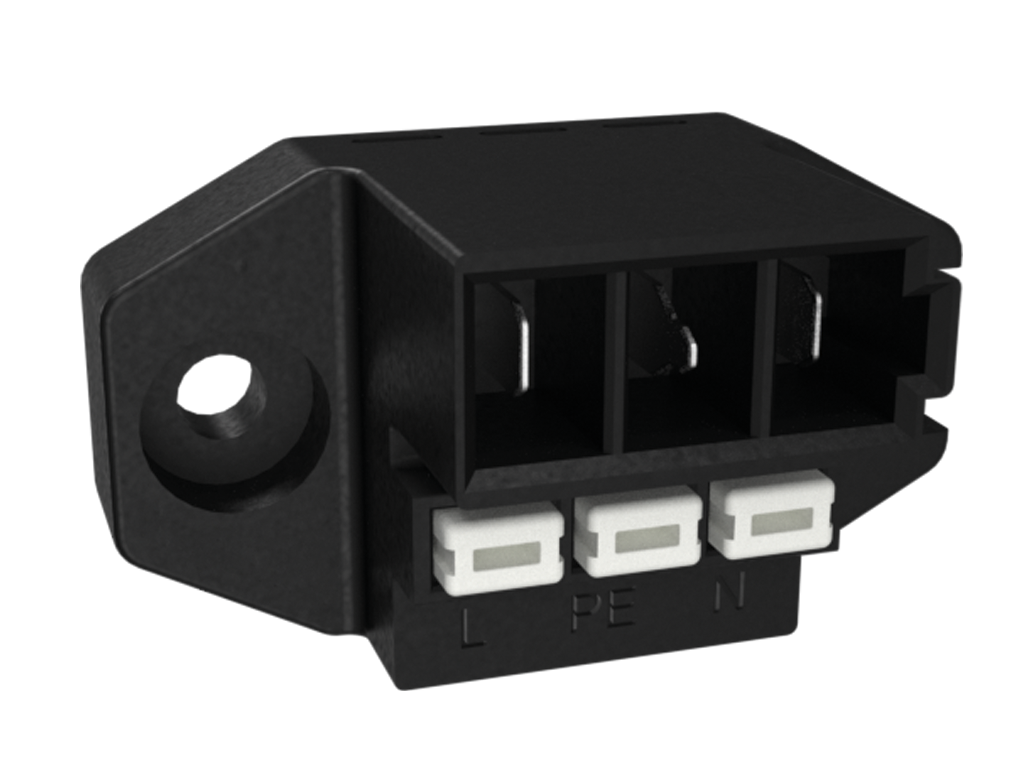 MainsVoltDisconnect P&R Plug - 3 pole