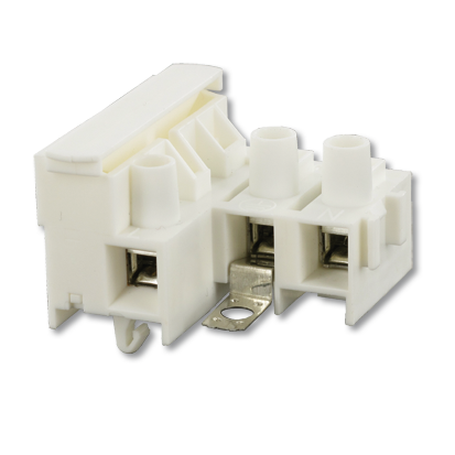 Fused terminal block 3 poles
