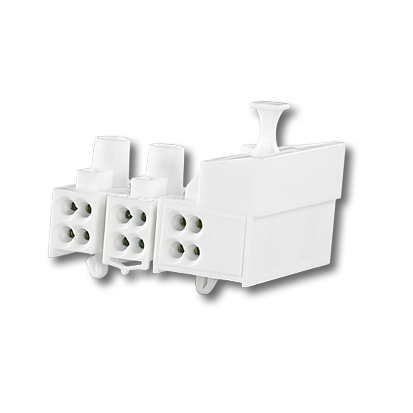 Fused terminal block 3 poles