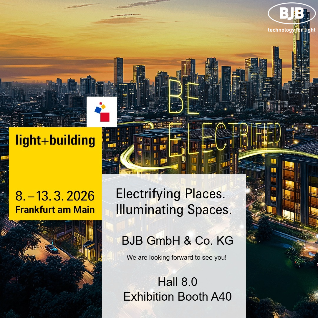 BJB at Light + Building 2026 – Innovation Designed Differently!